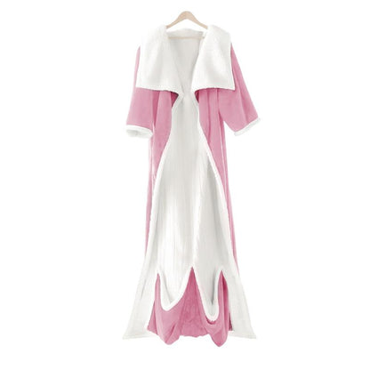 Wearable Heated Blanket with Foot Pocket & Sleeves - 7 Heat Levels