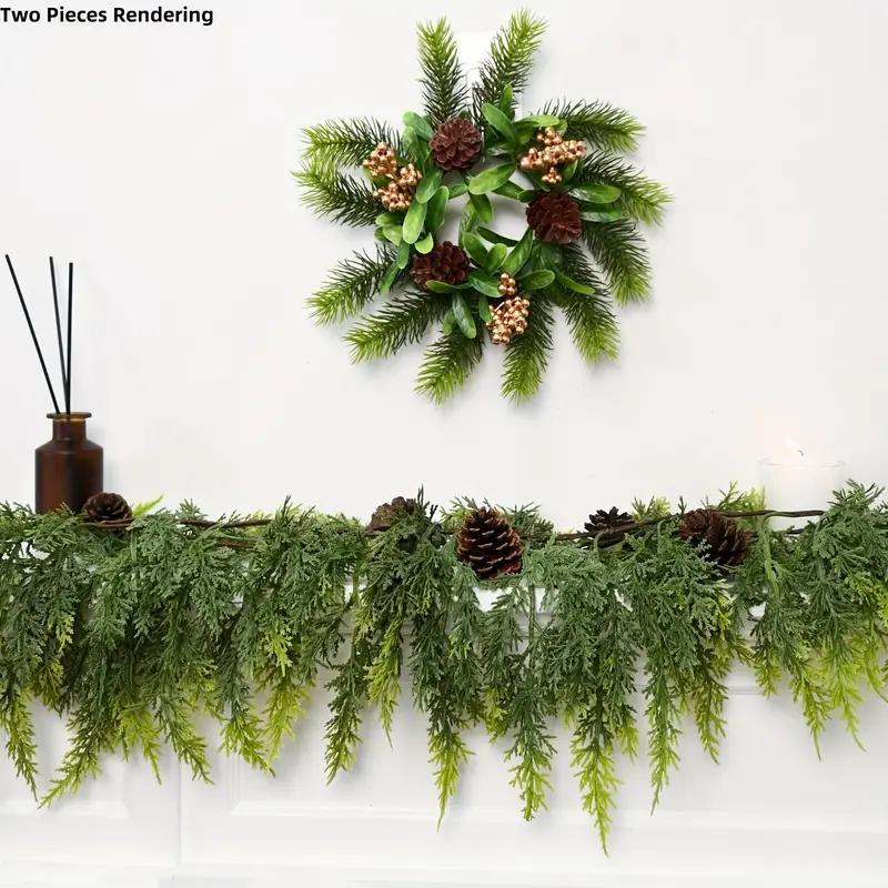 Artificial Cedar Garland 2PC
