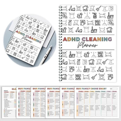 ADHD Cleaning Planner - Household Daily Cleaning Schedule